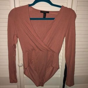 Forever21 long sleeve bodysuit